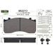 Valeo Bremsbelagsatz, Scheibenbremse OPTIPACK 882210