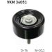 SKF Umlenk-/Führungsrolle, Keilrippenriemen VKM 34051