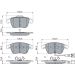 BOSCH Bremsbelagsatz, Scheibenbremse 0 986 494 372 BOSCH Bremsbelagsatz, Scheibenbremse 0 986 494 372
