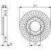 Bremsscheibe 0 986 479 T41 Bremsscheibe 0 986 479 T41