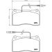 Bremsbelagsatz, Scheibenbremse 8DB 355 018-671 Bremsbelagsatz, Scheibenbremse 8DB 355 018-671