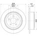 Hella Bremsscheibe PRO 8DD 355 122-221