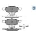 Meyle Bremsbelagsatz, Scheibenbremse MEYLE-PD: Advanced performance and design 025 221 4317/PD