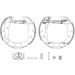 Hella Bremsbackensatz Shoe Kit Pro 8DB 355 004-551