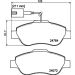 Hella Pagid Bremsbelagsatz, Scheibenbremse 8DB 355 019-921 Hella Pagid Bremsbelagsatz, Scheibenbremse 8DB 355 019-921