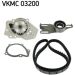 SKF Wasserpumpe + Zahnriemensatz VKMC 03200