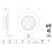BOSCH Bremsscheibe 0 986 479 166