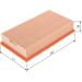 BOSCH 1 457 433 701 Luftfilter