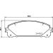 Hella Bremsbelagsatz, Scheibenbremse 8DB 355 015-461