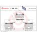 Brembo Bremsbelagsatz, Scheibenbremse PRIME LINE P 23 154 Brembo Bremsbelagsatz, Scheibenbremse PRIME LINE P 23 154