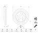 BOSCH Bremsscheibe 0 986 479 C16 BOSCH Bremsscheibe 0 986 479 C16