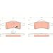 TRW Bremsbelagsatz, Scheibenbremse COTEC GDB4127