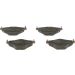 BOSCH 0 986 494 805 Bremsbeläge Low-Metallic, mit Anti-Quietsch-Blech