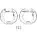 Bremsbackensatz 8DB 355 005-041