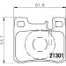 Hella Bremsbelagsatz, Scheibenbremse 8DB 355 007-671 Hella Bremsbelagsatz, Scheibenbremse 8DB 355 007-671