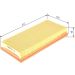BOSCH 1 987 429 152 Luftfilter