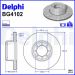 Delphi Bremsscheibe BG4102 Delphi Bremsscheibe BG4102
