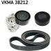 SKF Keilrippenriemensatz VKMA 38212