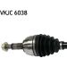 SKF Antriebswelle VKJC 6038