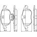 BOSCH Bremsbelagsatz, Scheibenbremse 0 986 494 044 BOSCH Bremsbelagsatz, Scheibenbremse 0 986 494 044