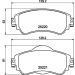Hella Bremsbelagsatz, Scheibenbremse 8DB 355 015-931