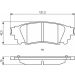 BOSCH Bremsbelagsatz, Scheibenbremse 0 986 494 822 BOSCH Bremsbelagsatz, Scheibenbremse 0 986 494 822