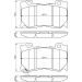BOSCH Bremsbelagsatz, Scheibenbremse 0 986 494 707 BOSCH Bremsbelagsatz, Scheibenbremse 0 986 494 707