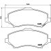 Brembo Bremsbelagsatz, Scheibenbremse PRIME LINE P 11 025 Brembo Bremsbelagsatz, Scheibenbremse PRIME LINE P 11 025