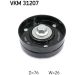 SKF Umlenk-/Führungsrolle, Keilrippenriemen VKM 31207