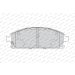 Ferodo Bremsbelagsatz, Scheibenbremse PREMIER ECO FRICTION FDB1263 Ferodo Bremsbelagsatz, Scheibenbremse PREMIER ECO FRICTION FDB1263