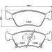 Hella Bremsbelagsatz, Scheibenbremse 8DB 355 016-981 Hella Bremsbelagsatz, Scheibenbremse 8DB 355 016-981