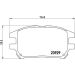 Brembo Bremsbelagsatz, Scheibenbremse PRIME LINE P 56 050 Brembo Bremsbelagsatz, Scheibenbremse PRIME LINE P 56 050