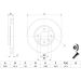 BOSCH Bremsscheibe 0 986 479 B46