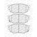 Bremsbelagsatz, Scheibenbremse FDB1707 Bremsbelagsatz, Scheibenbremse FDB1707