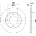 Hella Bremsscheibe 8DD 355 105-191