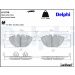 Delphi Bremsbelagsatz, Scheibenbremse LP1798 Delphi Bremsbelagsatz, Scheibenbremse LP1798