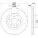 Bremsscheibe 8DD 355 128-771 Bremsscheibe 8DD 355 128-771