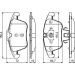 BOSCH Bremsbelagsatz, Scheibenbremse 0 986 494 169