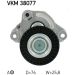 SKF Spannrolle, Keilrippenriemen VKM 38077