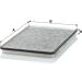 MANN-FILTER CUK 3032 Innenraumfilter, Aktivkohlefilter