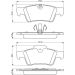 BOSCH Bremsbelagsatz, Scheibenbremse 0 986 494 256 BOSCH Bremsbelagsatz, Scheibenbremse 0 986 494 256
