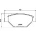 Bremsbelagsatz, Scheibenbremse 8DB 355 010-551 Bremsbelagsatz, Scheibenbremse 8DB 355 010-551
