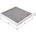 BOSCH 1 987 432 368 Innenraumfilter