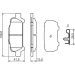 BOSCH Bremsbelagsatz, Scheibenbremse 0 986 494 445 BOSCH Bremsbelagsatz, Scheibenbremse 0 986 494 445