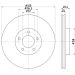 Bremsscheibe 8DD 355 117-891