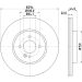 Bremsscheibe 8DD 355 129-021 Bremsscheibe 8DD 355 129-021