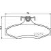 Hella Bremsbelagsatz, Scheibenbremse 8DB 355 009-491