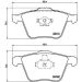 Brembo Bremsbelagsatz, Scheibenbremse PRIME LINE P 86 018
