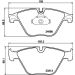 Hella Bremsbelagsatz, Scheibenbremse 8DB 355 015-261 Hella Bremsbelagsatz, Scheibenbremse 8DB 355 015-261