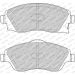 Ferodo Bremsbelagsatz, Scheibenbremse PREMIER ECO FRICTION FDB1424 Ferodo Bremsbelagsatz, Scheibenbremse PREMIER ECO FRICTION FDB1424